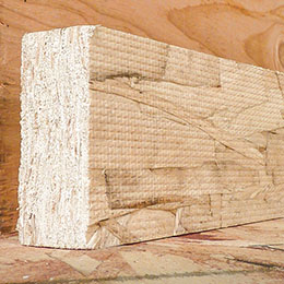 Oriented strand lumber block
